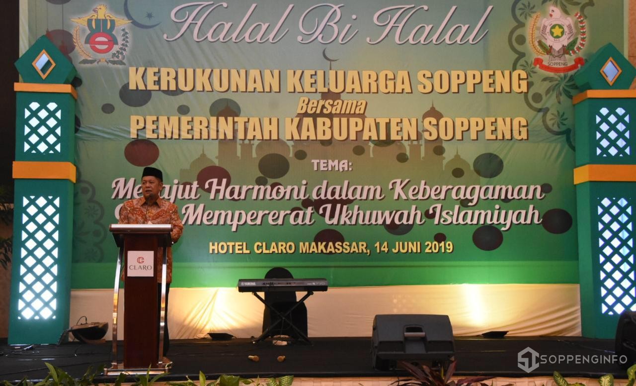 Guna Mempererat Silaturahmi Sesama Warga Soppeng, KKS Gelar Halal Bi Halal