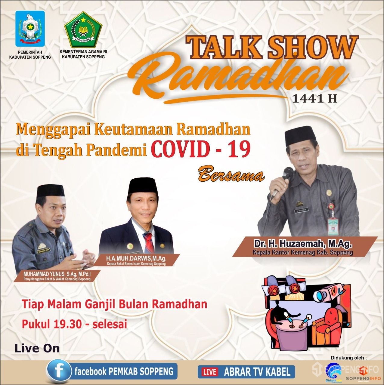 Gelar Talk Show Ramadhan, Diskominfo Soppeng Bakal Live