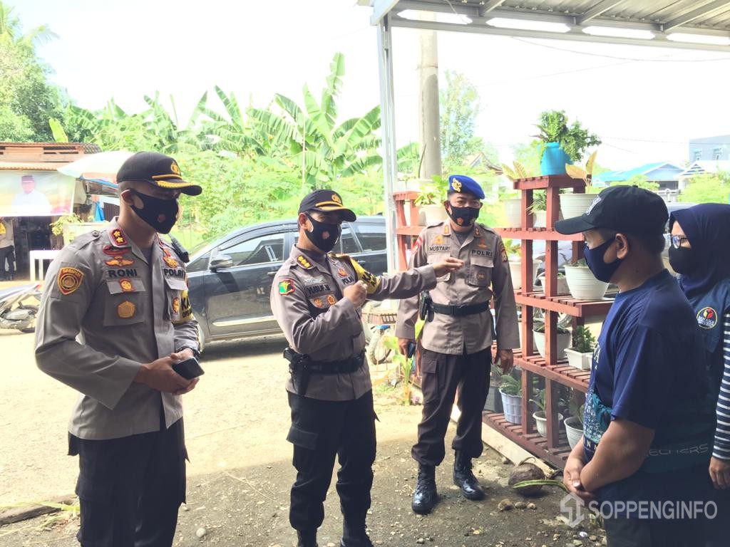 Cek Pengamanan Pilkada, Pamatwil Pantau 8 Kecamatan Di Soppeng
