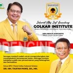 Ketua Golkar Sulsel Ikuti Soft Launching Golkar Institute Secara Virtual