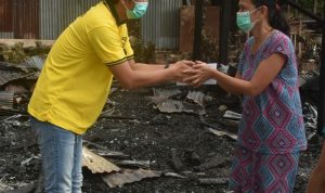 Anggota DPR RI Supriansa respon cepat korban kebakaran didonri-donri