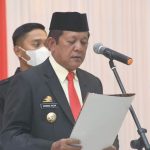 Bupati Soppeng Kukuhkan Paskibraka dan Korps Musik Kab.Soppeng Tahun 2021