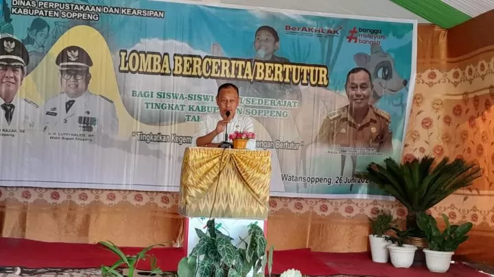 Dinas Perpustakaan dan Kearsipan Soppeng Gelar Lomba, Cerdas Cermat, Pidato dan Bercerita