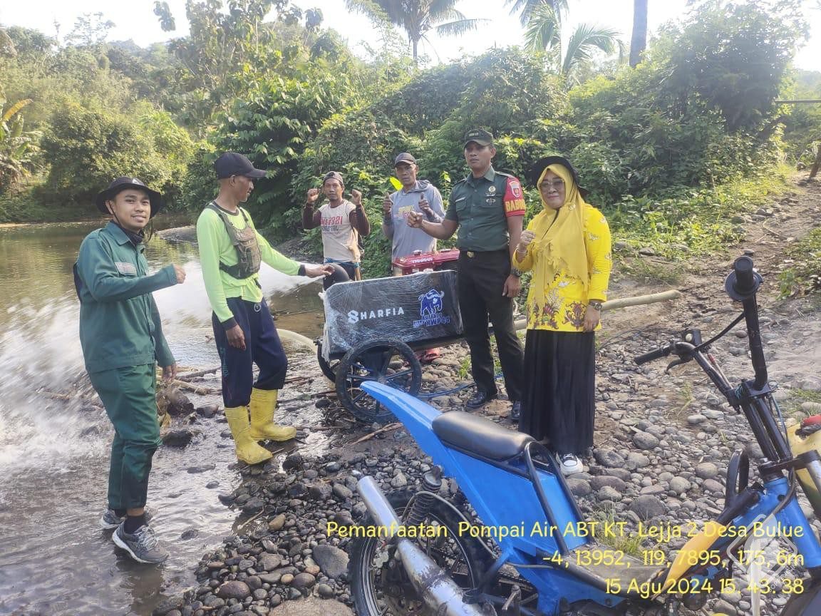 Pemkab Soppeng Salurkan Bantuan Pompa Persawahan